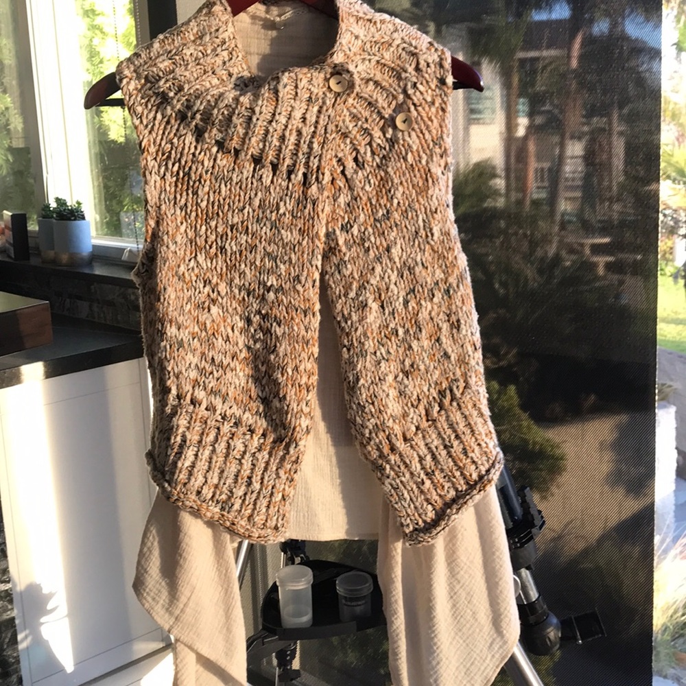 Anthropologie Knitted & Knotted Sweater Vest - Sm